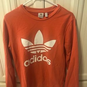 Adidas pull over logo sweatshirt